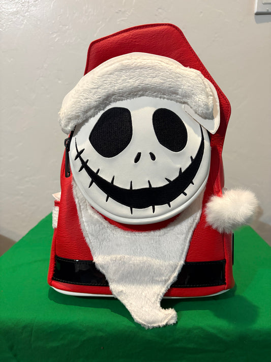 Loungefly Disney NBC Jack Santa Mini Backpack