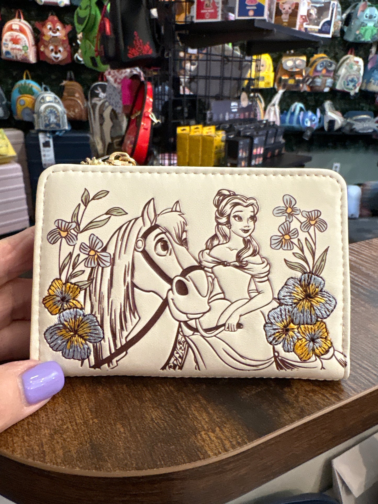 Box Lunch Excl. Belle Princess Horse Girl Wallet