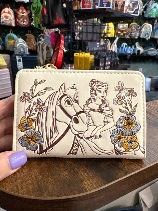 Box Lunch Excl. Belle Princess Horse Girl Wallet