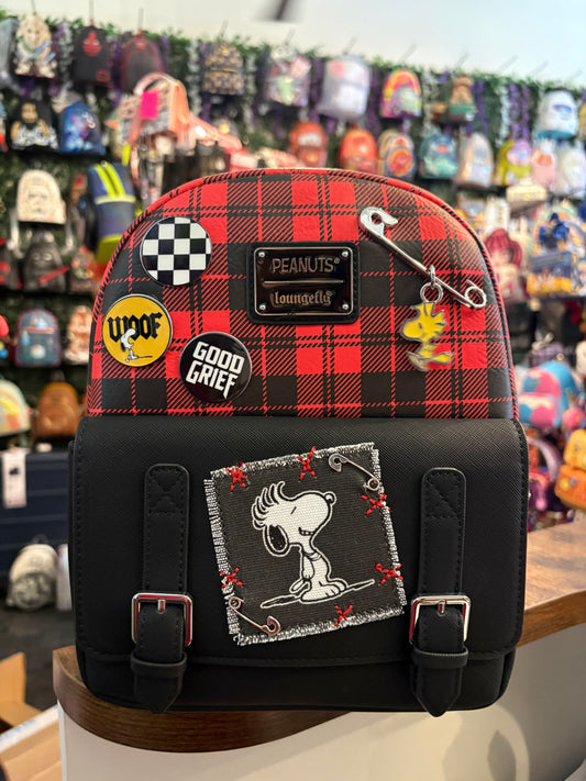 Loungefly Peanuts Grunge Mini Backpack