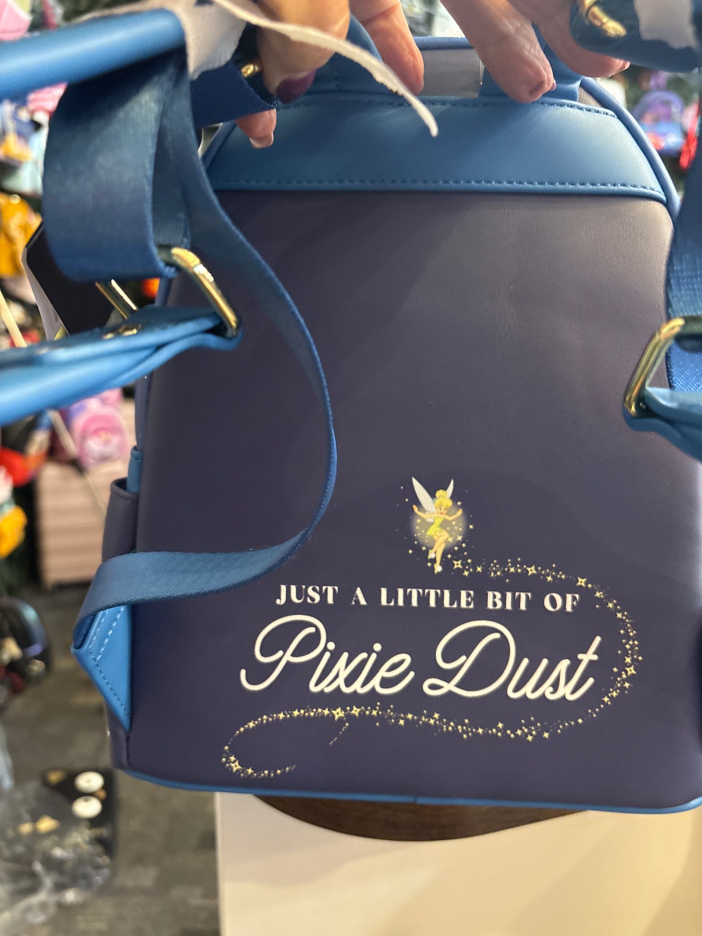 Loungefly Peter Pan Glow in the Dark Tower mini backpack