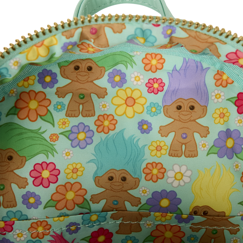 Loungefly Classic Good Luck Trolls Plush Glitter Mini Backpack