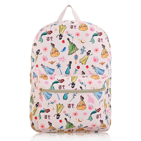 Fast Forward Disney Princesses AOP Full Size Backpack