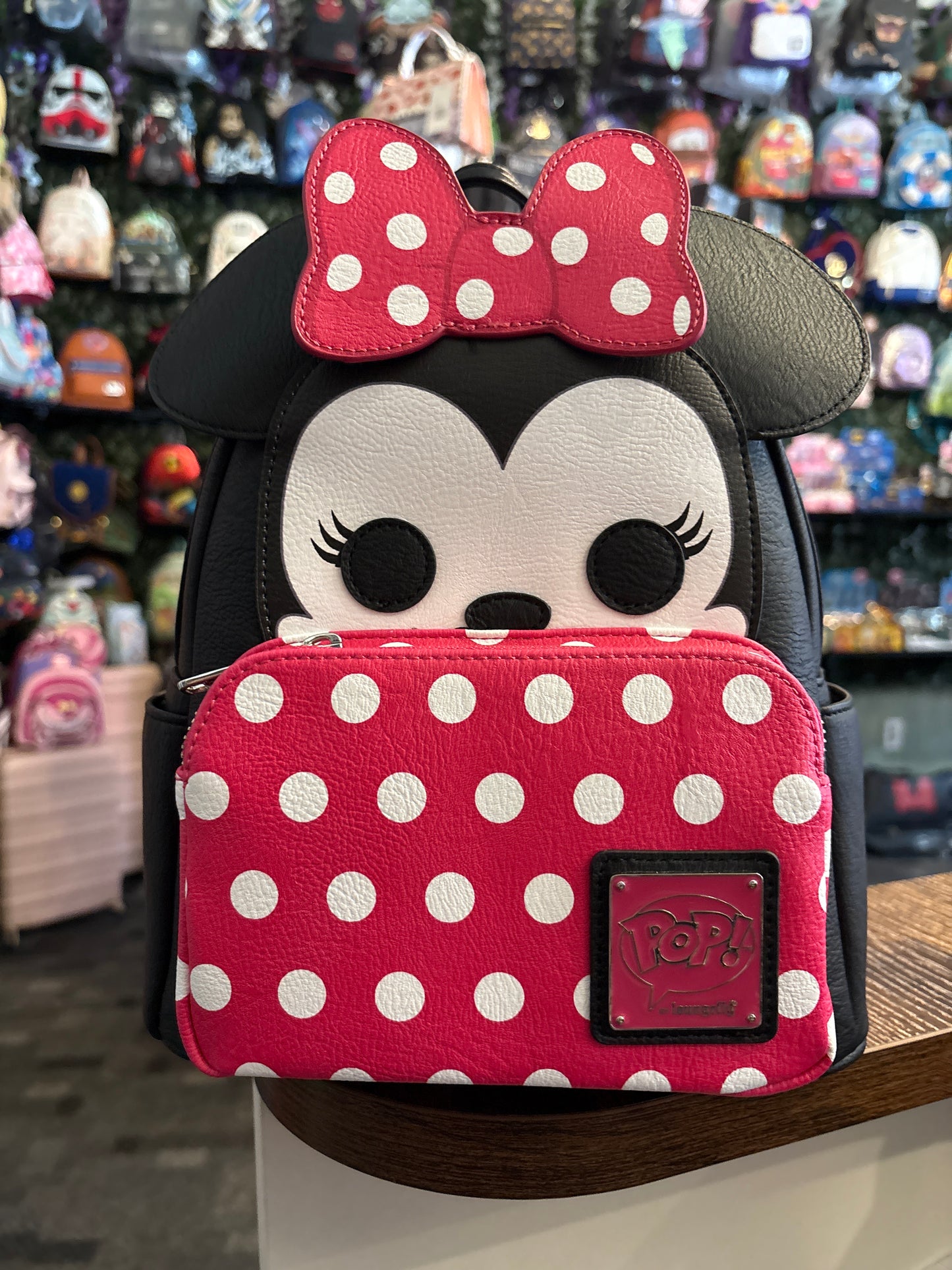 Loungefly POP Minnie Mouse Mini Backpack