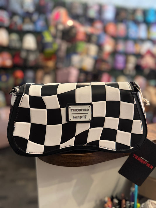 LF Instock Terrifier black and white loungefly bag