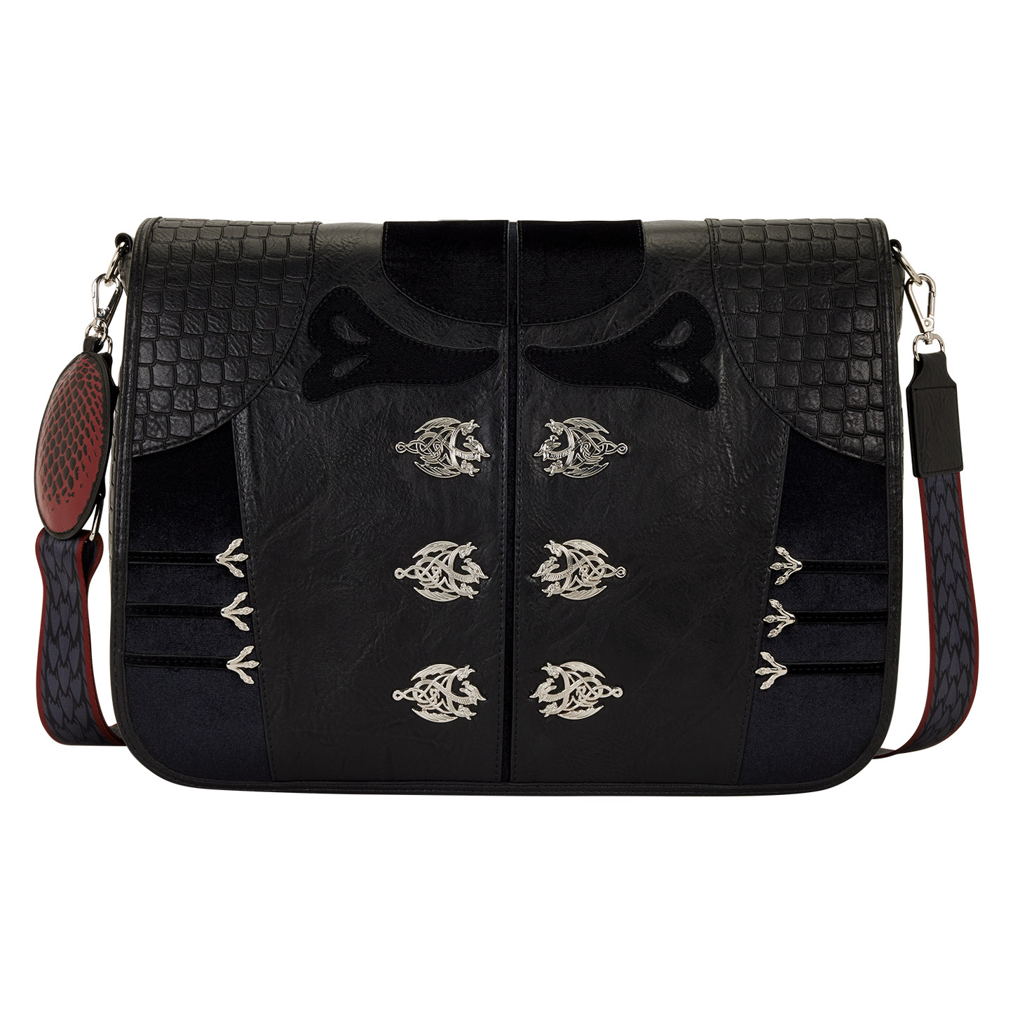 Loungefly House of the Dragon Rhaenyra Targaryen Crossbody Messenger Bag