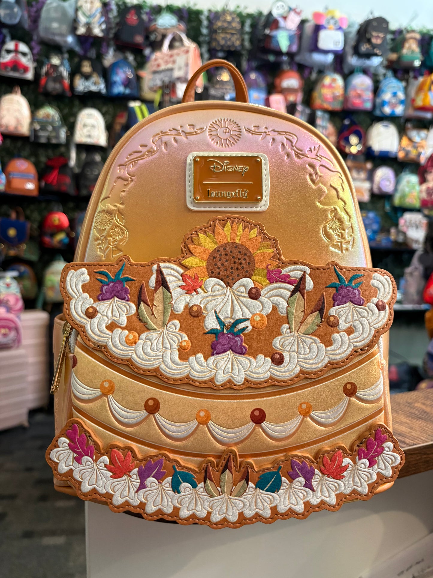 Loungefly Pocahontas Iridescent Cake Mini Backpack