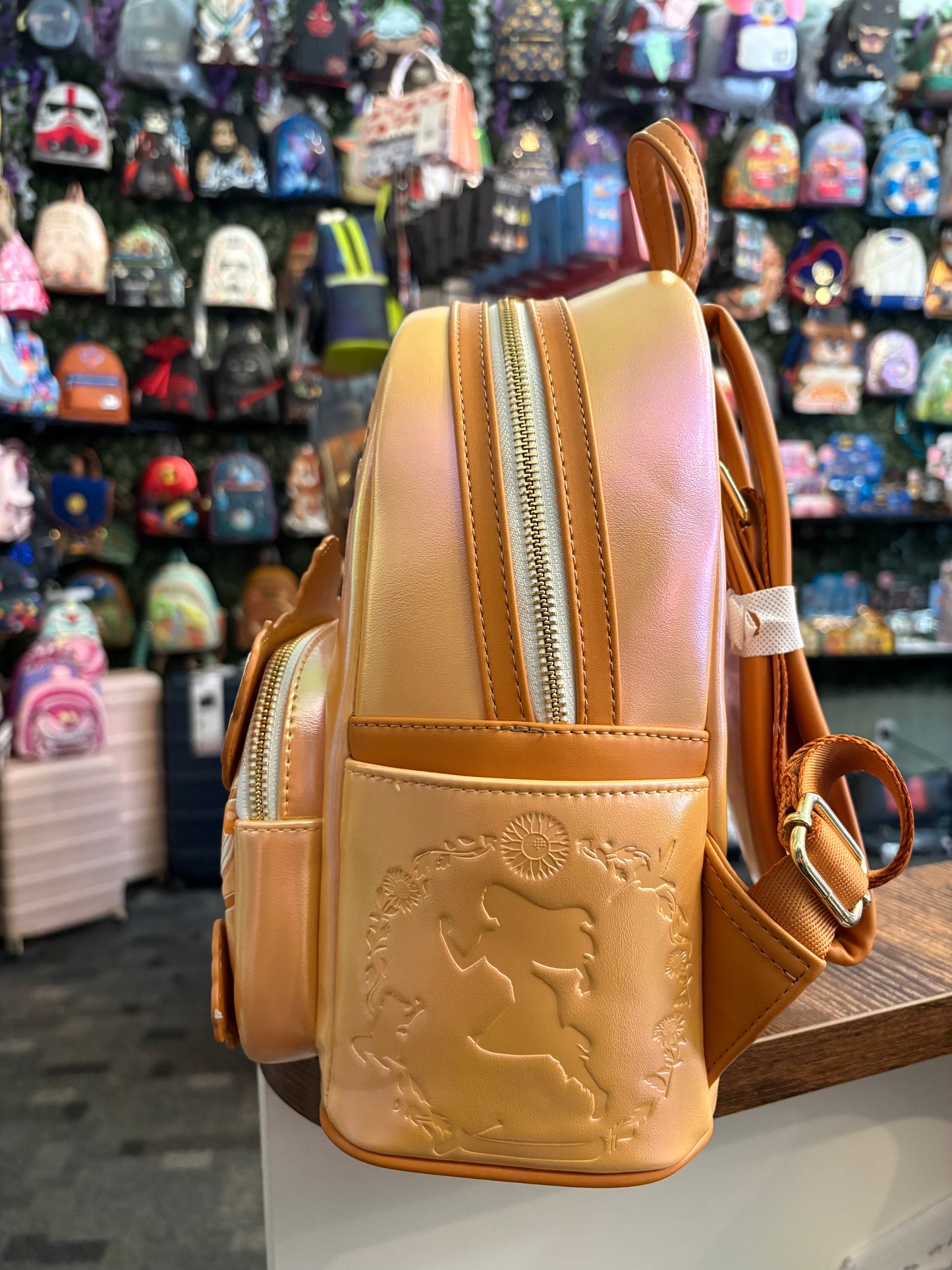 Loungefly Pocahontas Iridescent Cake Mini Backpack