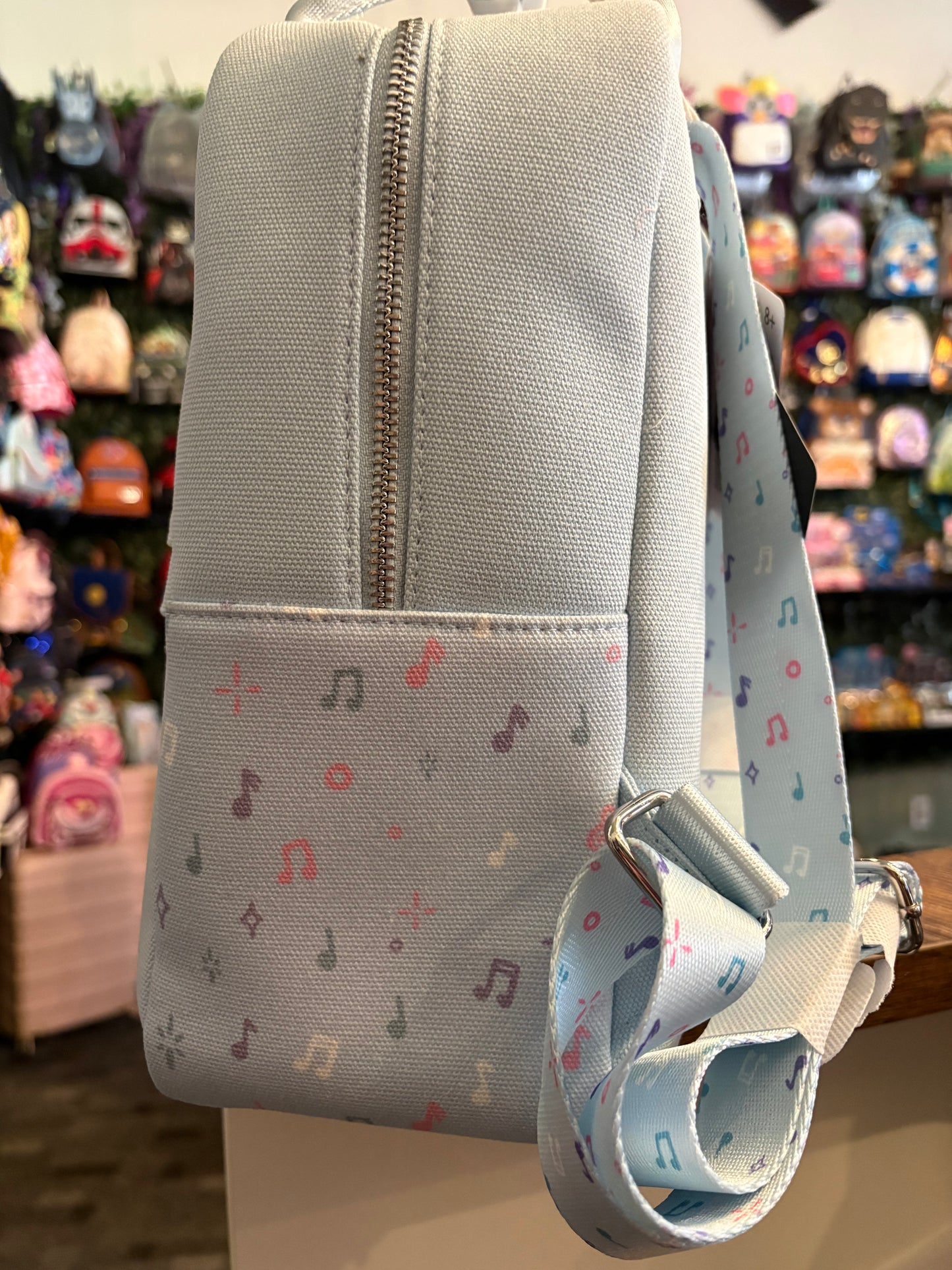 Loungefly Aristo Cats Square Canvas Embroidered Mini Backpack