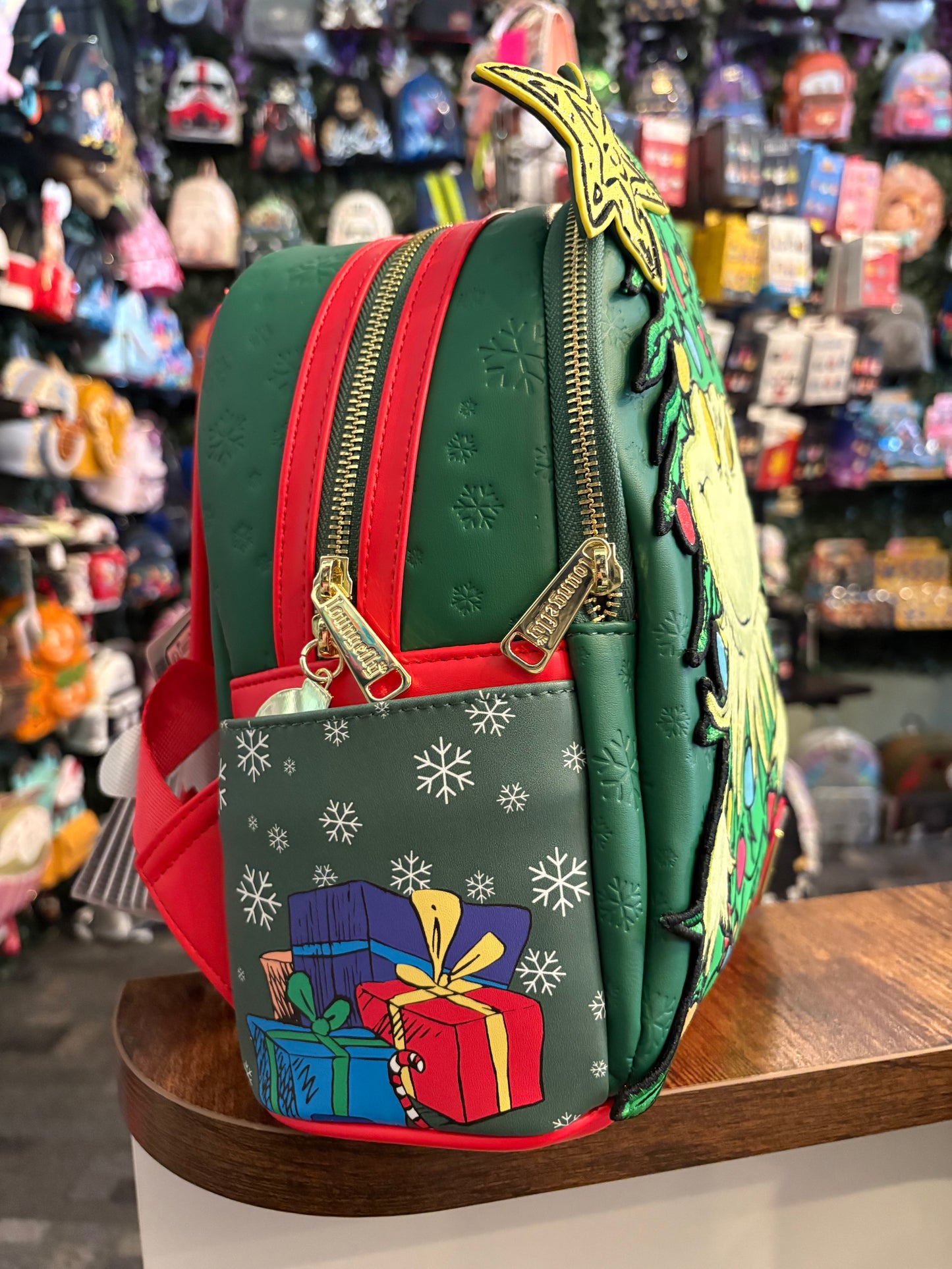Loungefly Dr Suess Grinch Holiday Mini Backpack