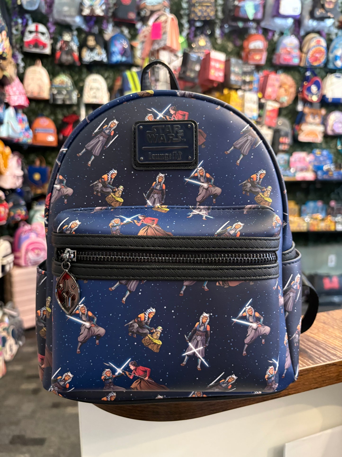 Loungefly Star Wars All Over Print Ahsoka Tano Mini Backpack