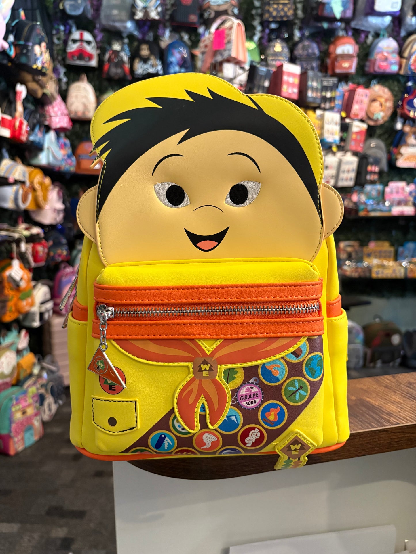 Loungefly Pixar UP Russell Cosplay Mini Backpack