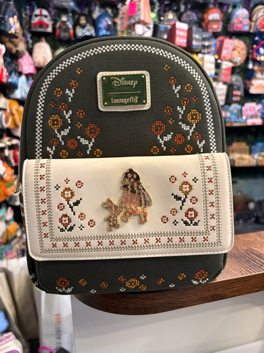 Loungefly Winnie the Pooh Cross Stitch Mini Backpack