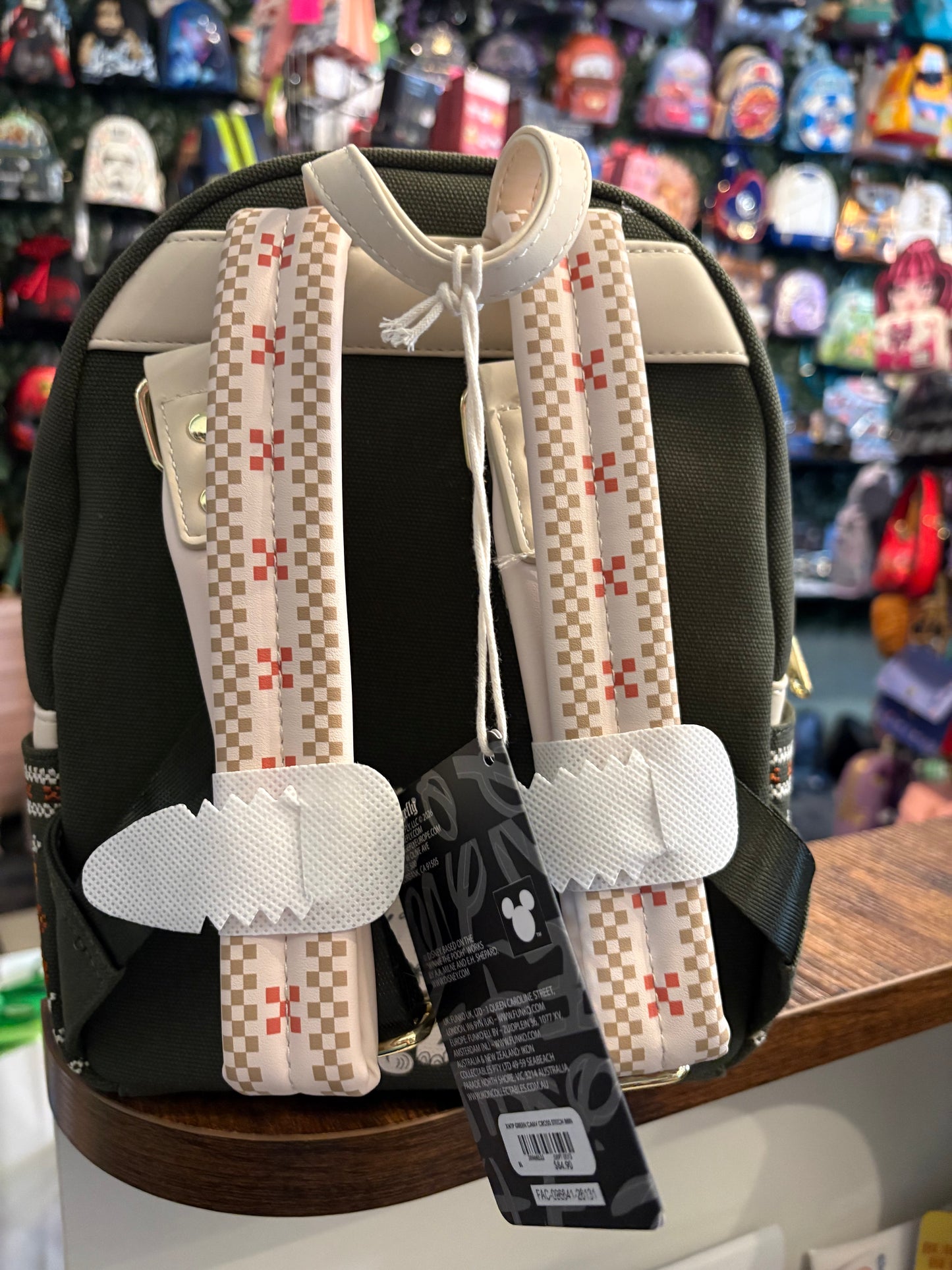 Loungefly Winnie the Pooh Cross Stitch Mini Backpack