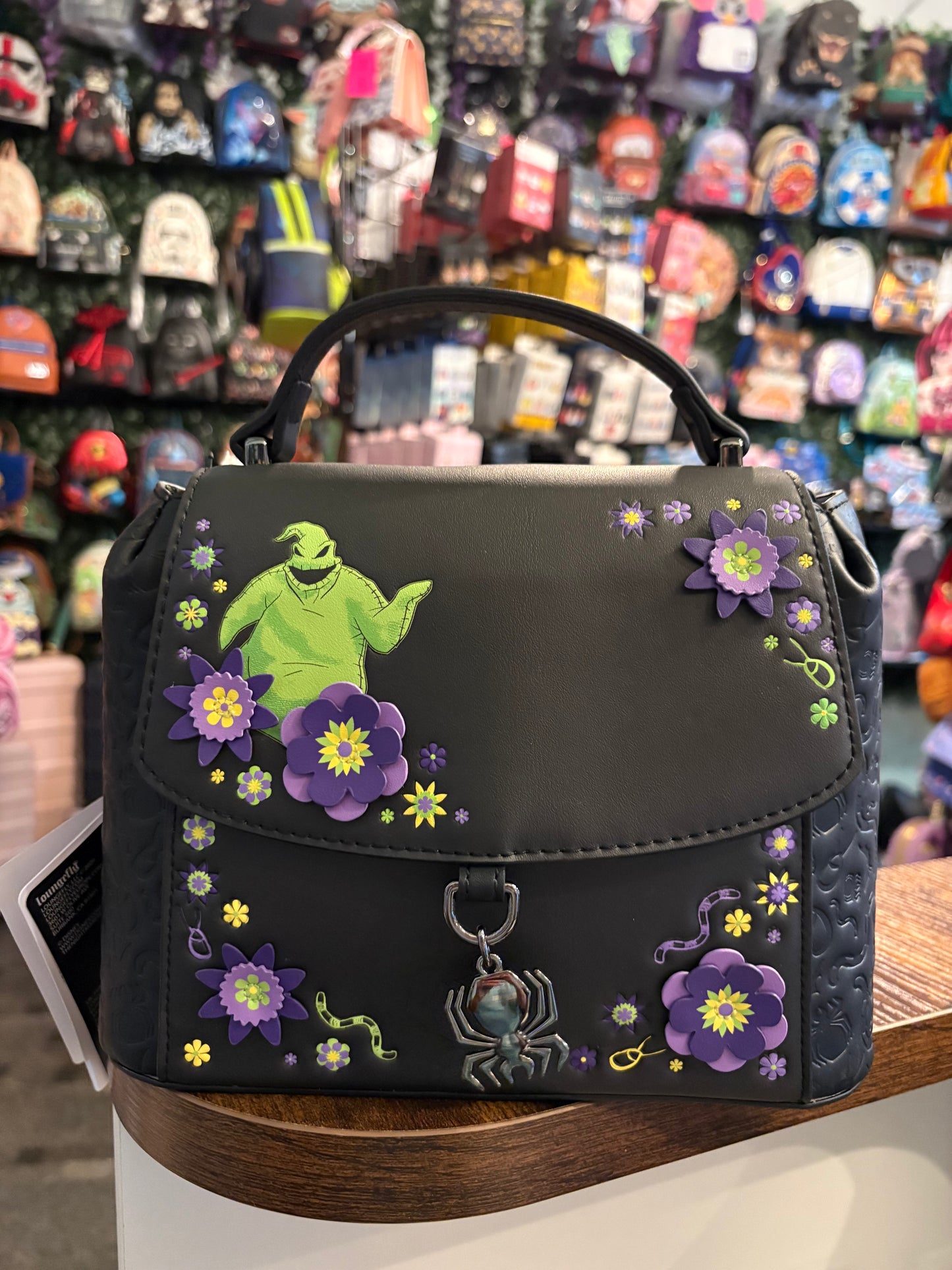Loungefly Nightmare Before Christmas Oogie Boogie Floral Crossbody