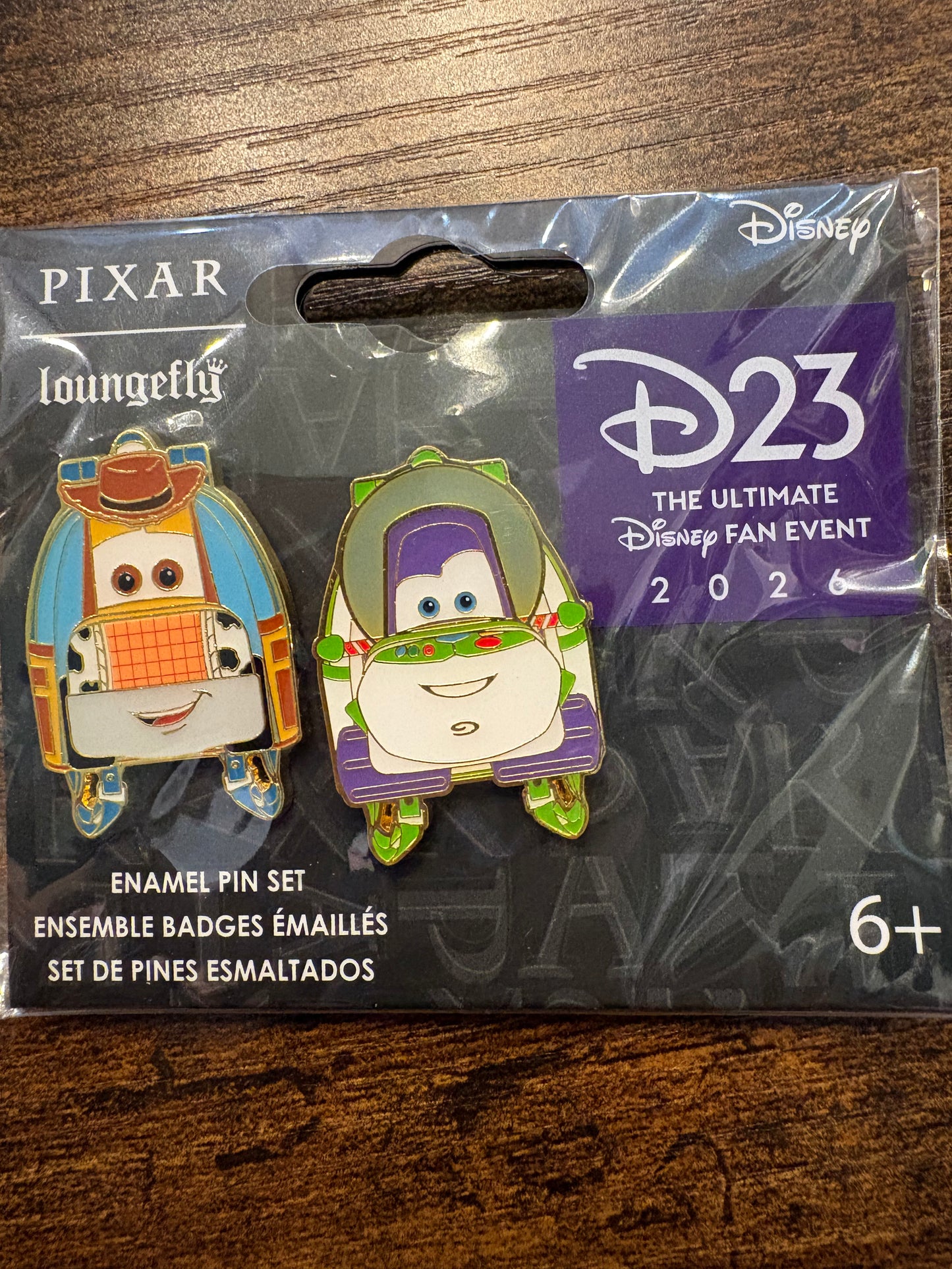 Loungefly Disney Pixar D23 Toy Car Story Pins 2pk