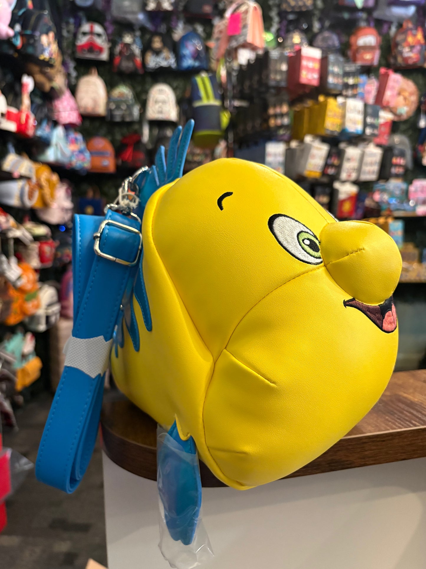 Loungefly Disney Parks Exclusive Flounder Crossbody Bag