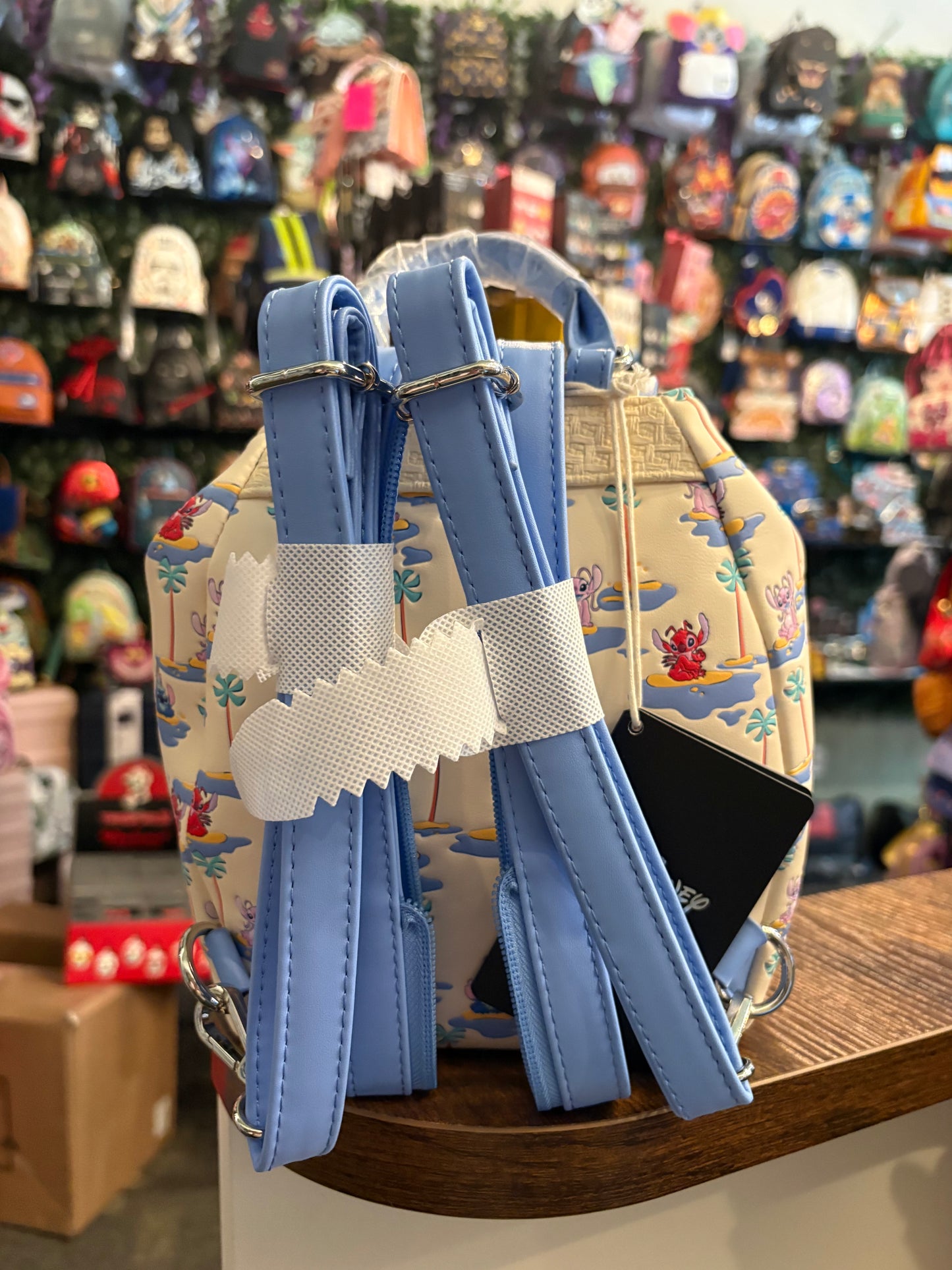 Lougefly Disney Stitch Micro mini Backpack all over print
