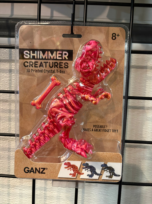 Ganz 3D Printed Shimmer T-Rex Poseable
