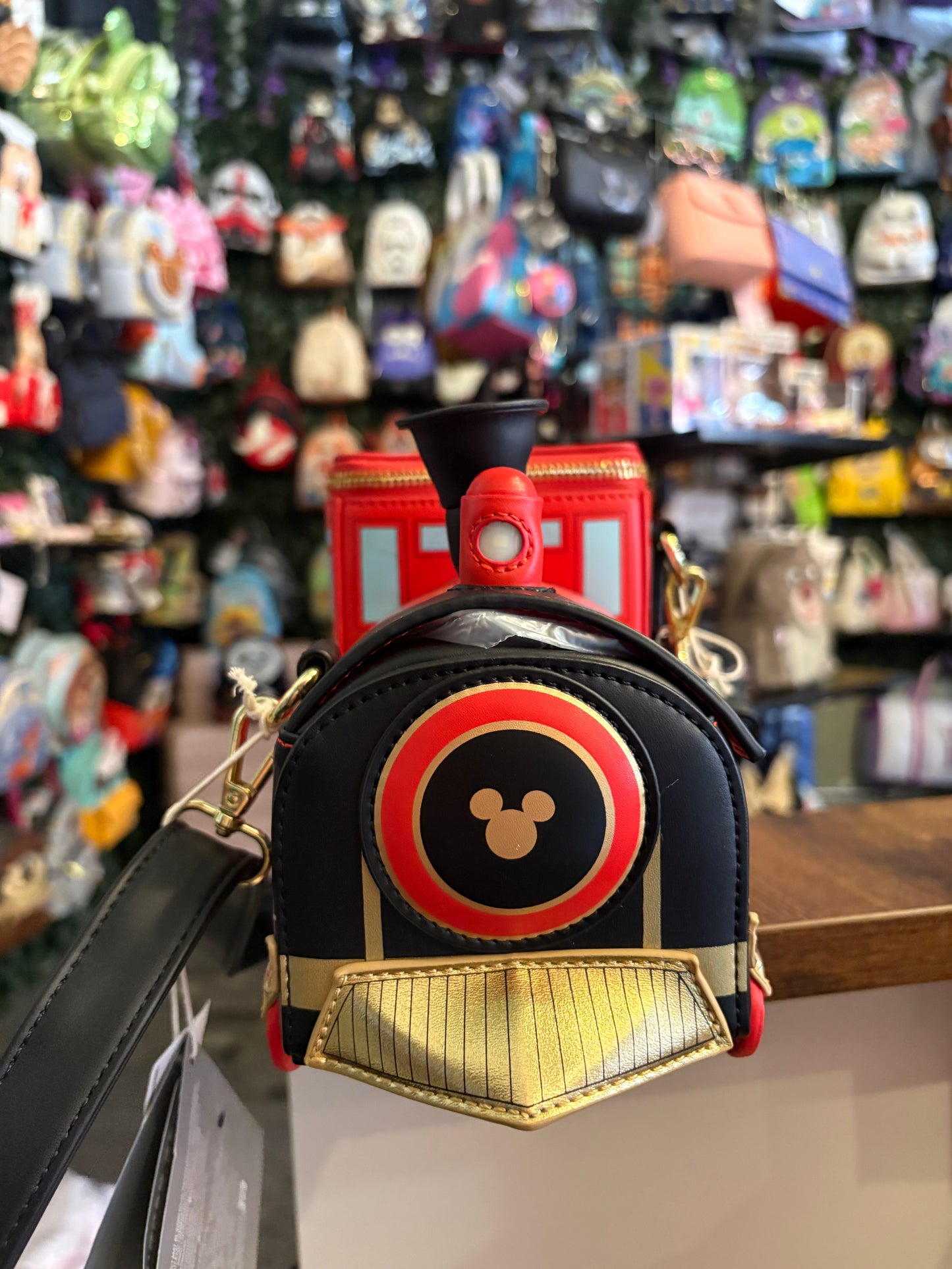 Loungefly Mickey and Minnie Train Crossbody 2026