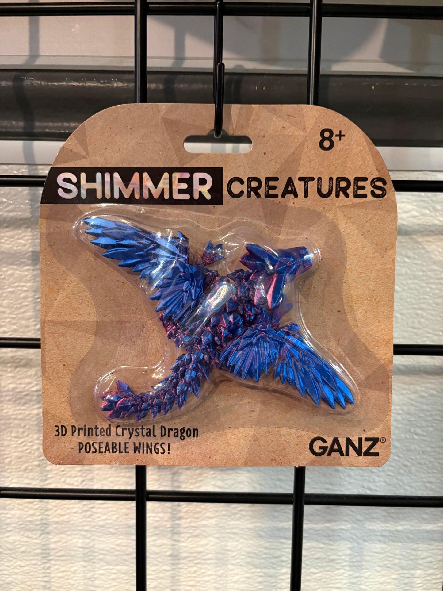 Ganz 3D Printed Crystal Dragon Poseable wings