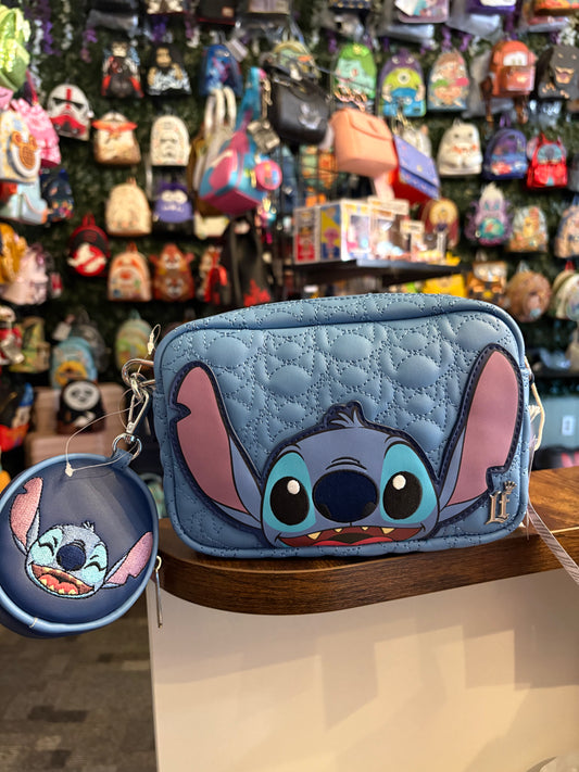 Loungefly Disney Parks Stitch Crossbody w/coin purse
