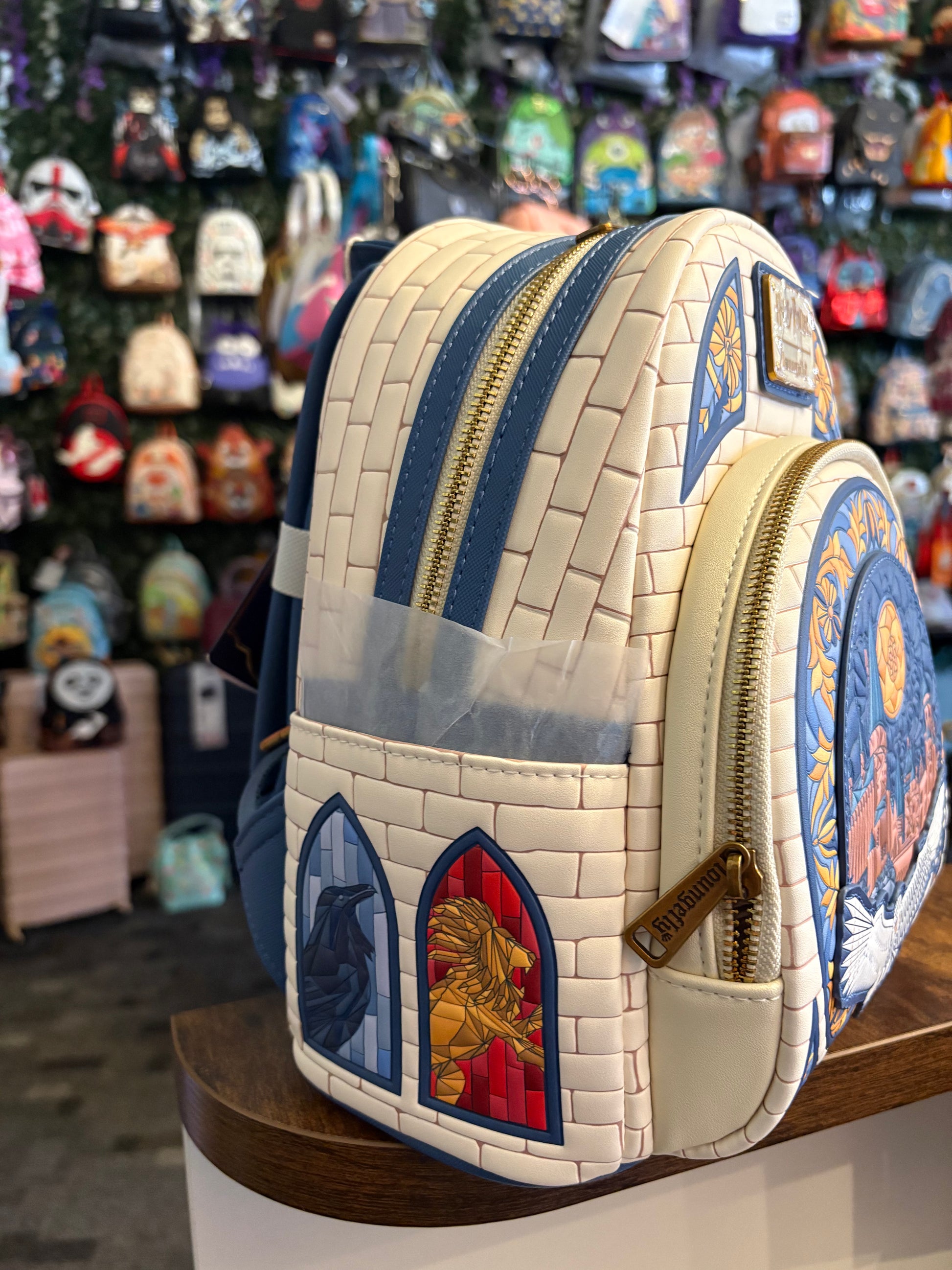 harry potter hedwig mini backpack Loungefly Harry Potter Hedwig stained glass mini Backpack – Whimsy Pop