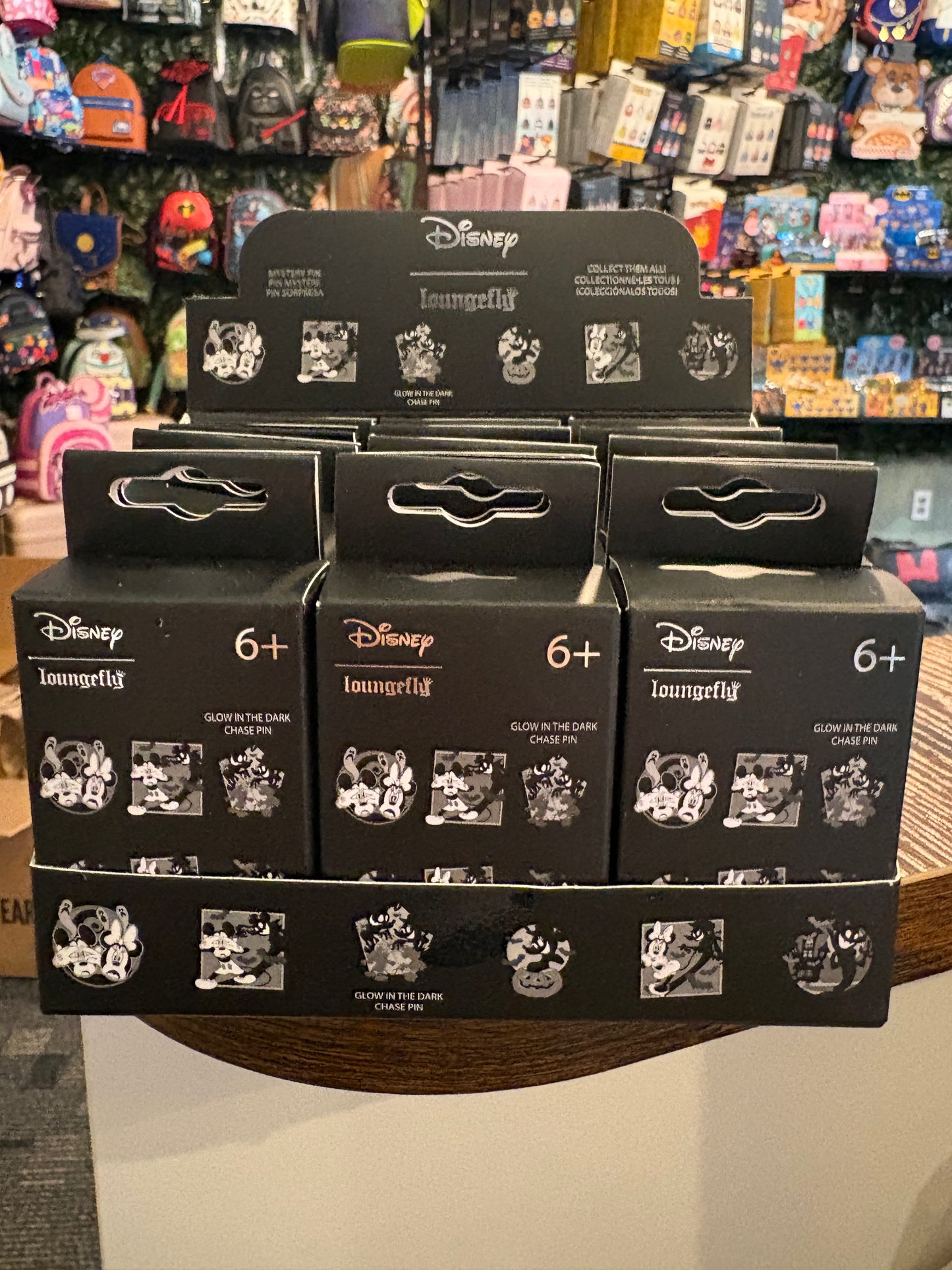 Loungefly Disney Mickey and Minnie Ghost Mystery Pin Box