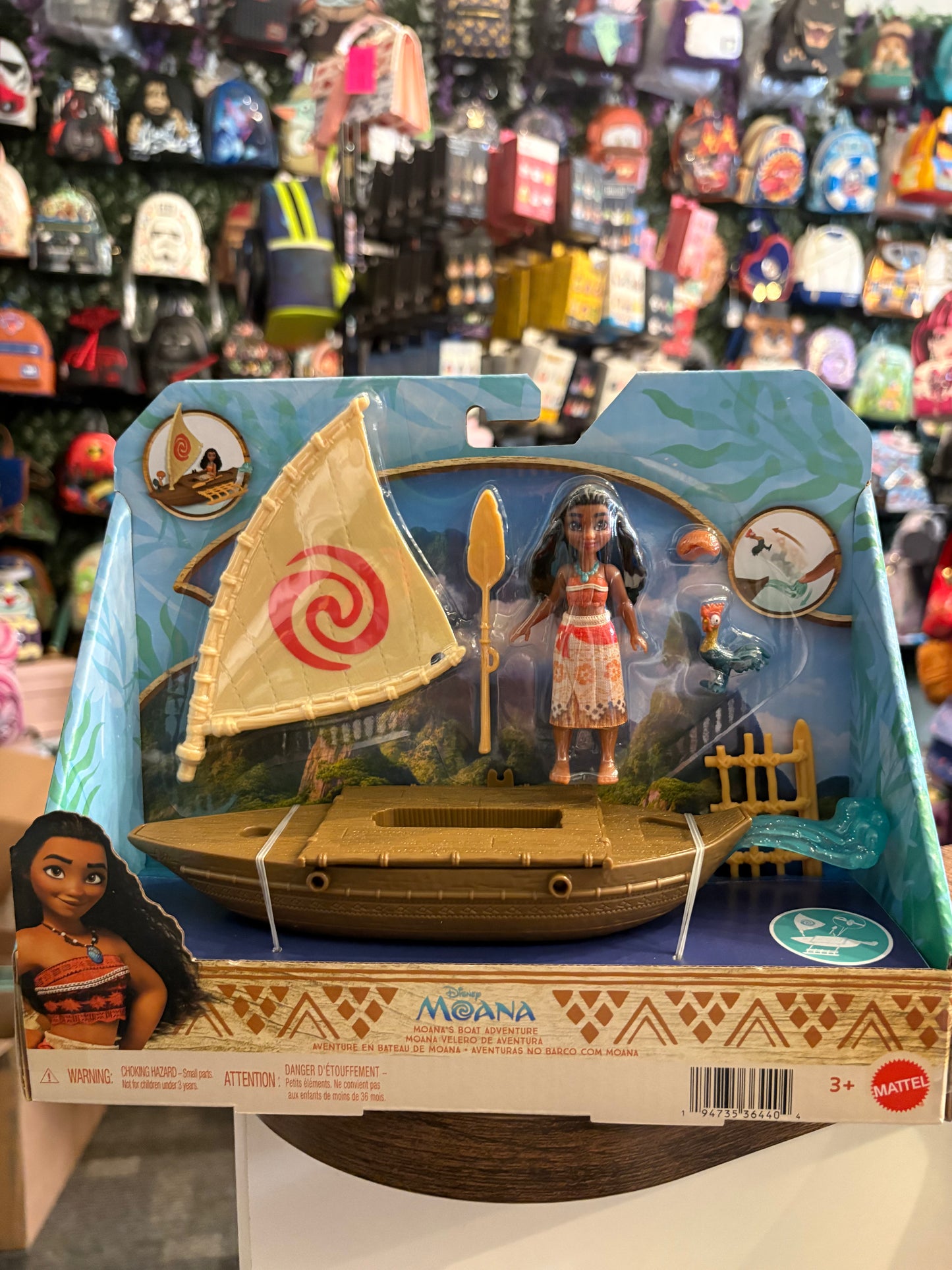 Mattel Moana's Boat Adventure Doll and Playset