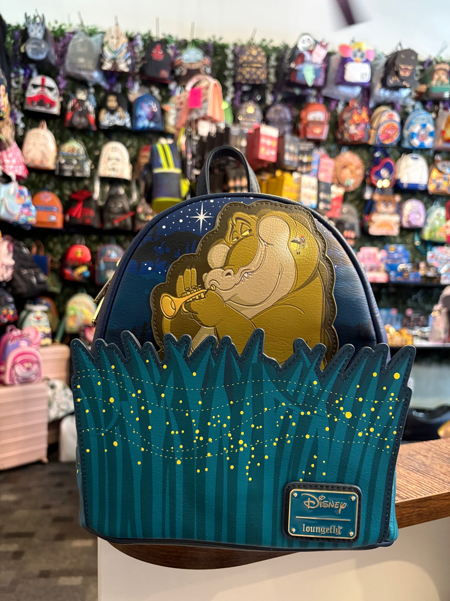 Loungefly Disney 100 Princess and the Frog Louis and Ray mini Backpack