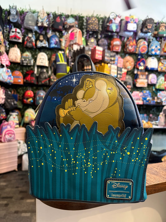 Loungefly Disney 100 Princess and the Frog Louis and Ray mini Backpack