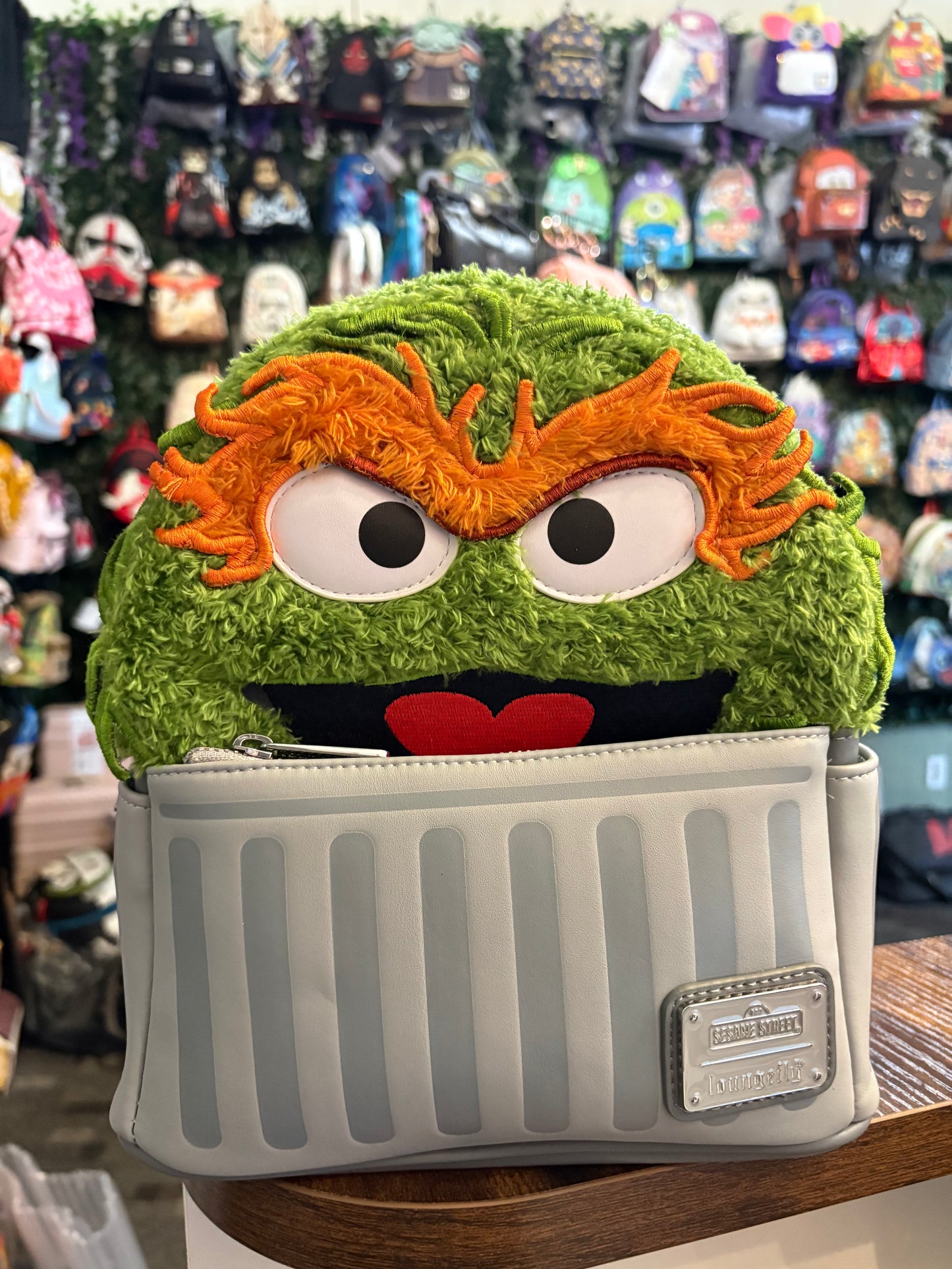 Loungefly Sesame Street the Grouch mini backpck