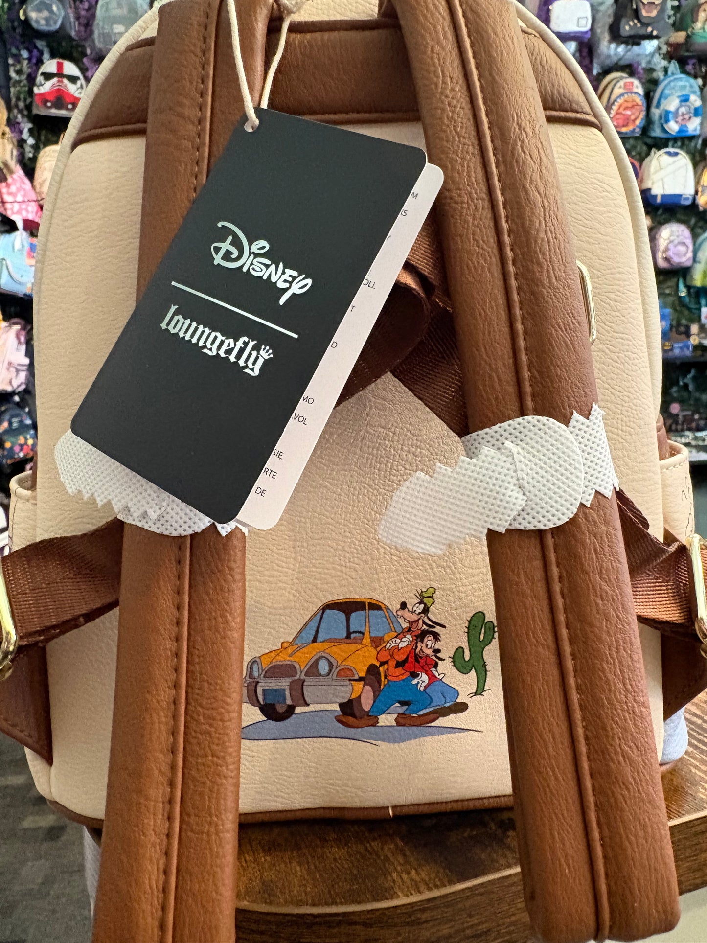 Loungefly Disney Goofy Family Road Trip Movie Mini Backpack