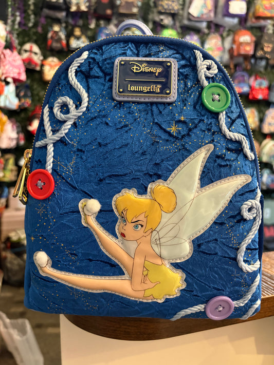 Loungefly Disney Peter Pan Tinker Bell lights up mini backpack
