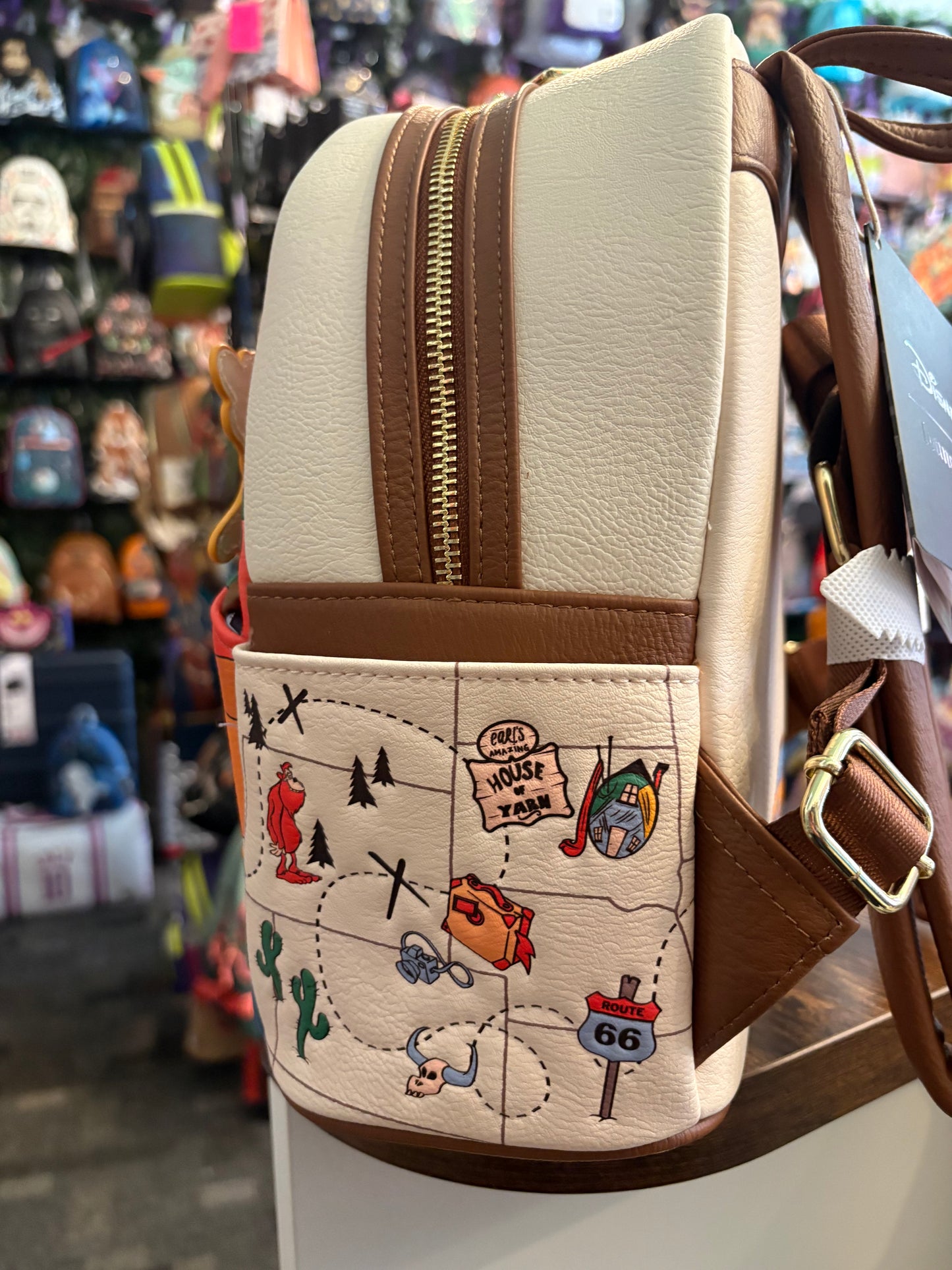 Loungefly Disney Goofy Family Road Trip Movie Mini Backpack