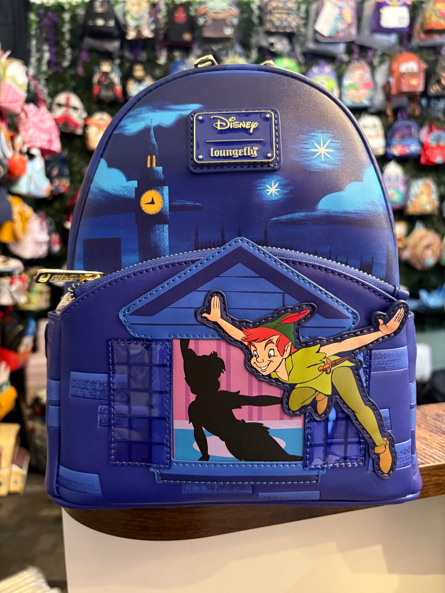 Loungefly Peter Pan Exclusive London Light up mini backpack