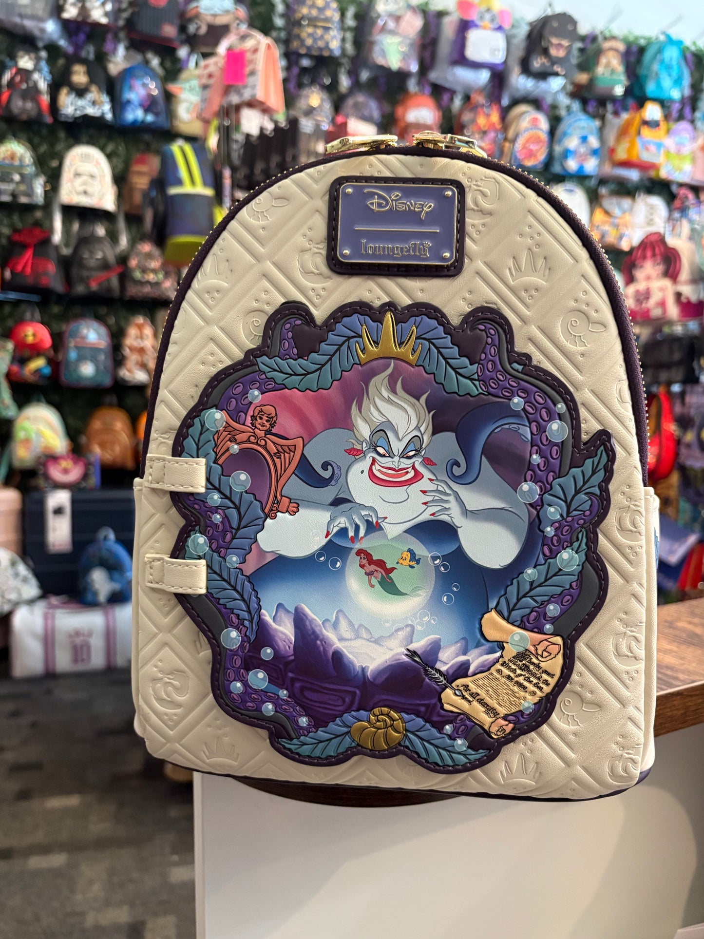 Loungefly Disney Ursula Door mini Backpack