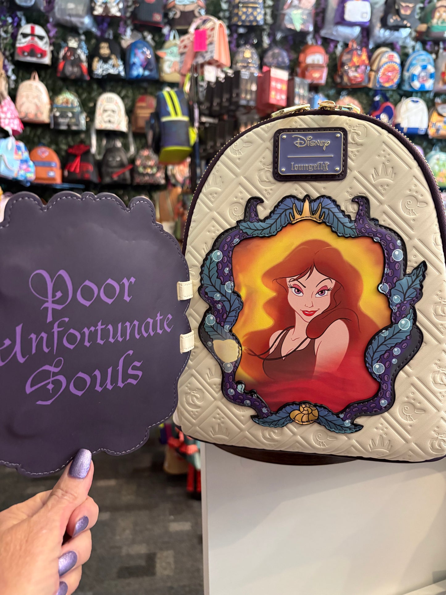 Loungefly Disney Ursula Door mini Backpack