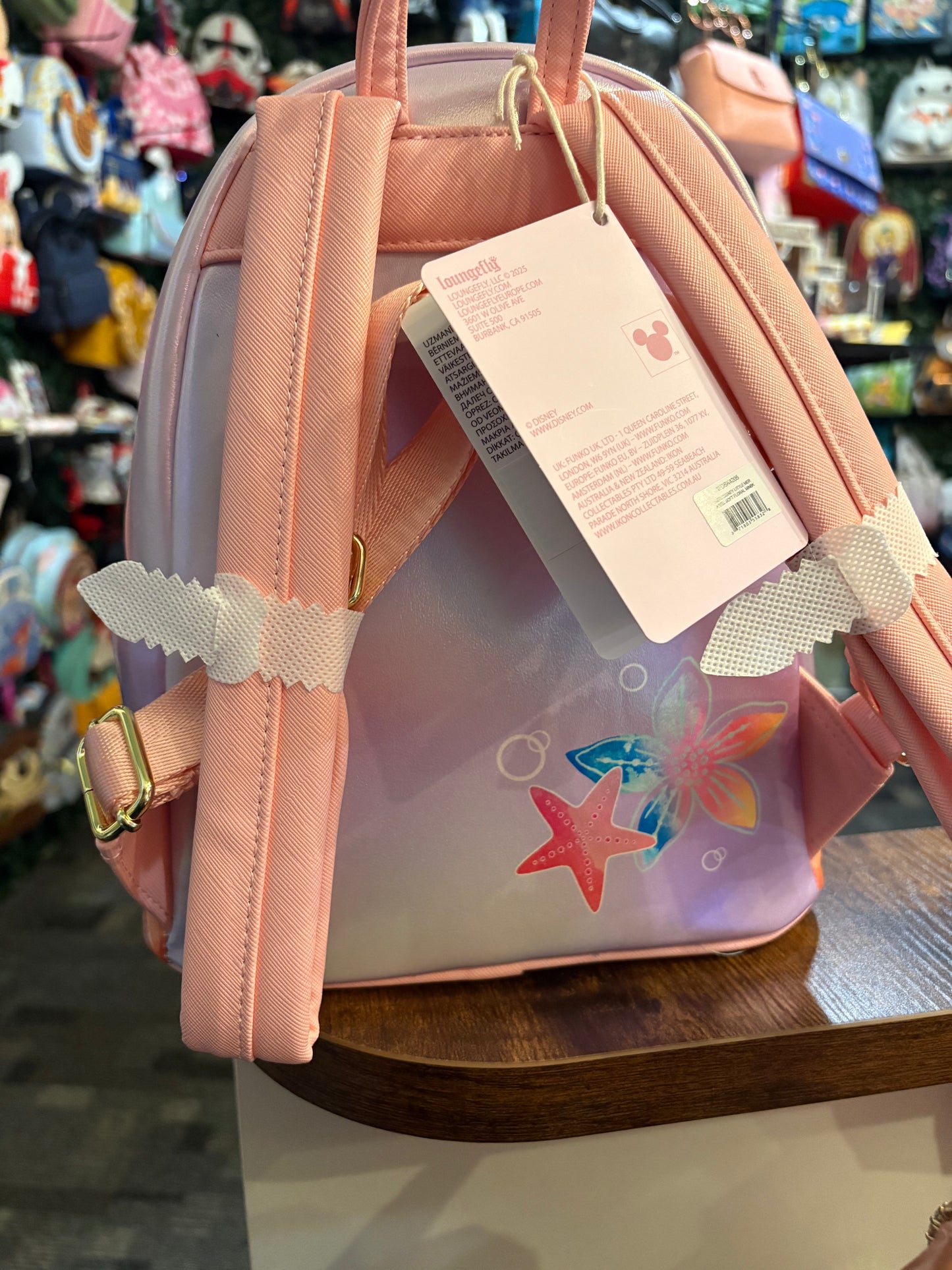 Loungefly The Little Mermaid Ariel Soft floral Mini Backpack