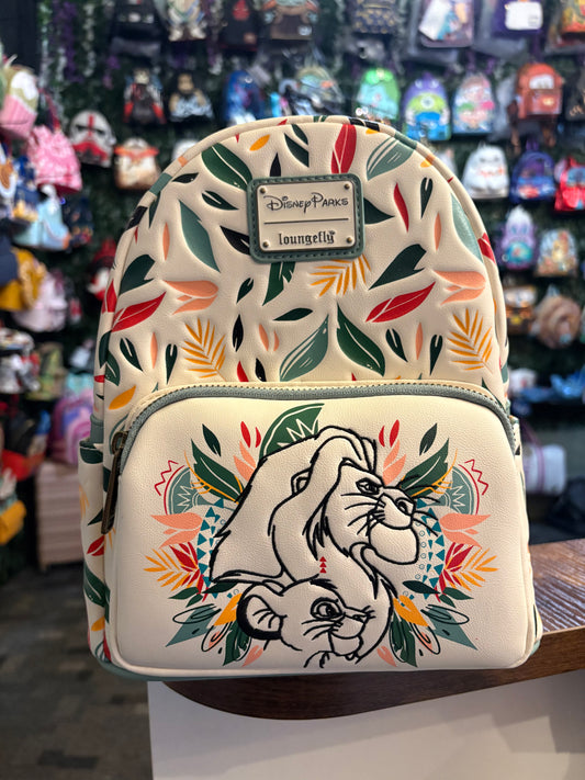 Loungefly UK The Lion King Mufasa and Simba mini Backpack