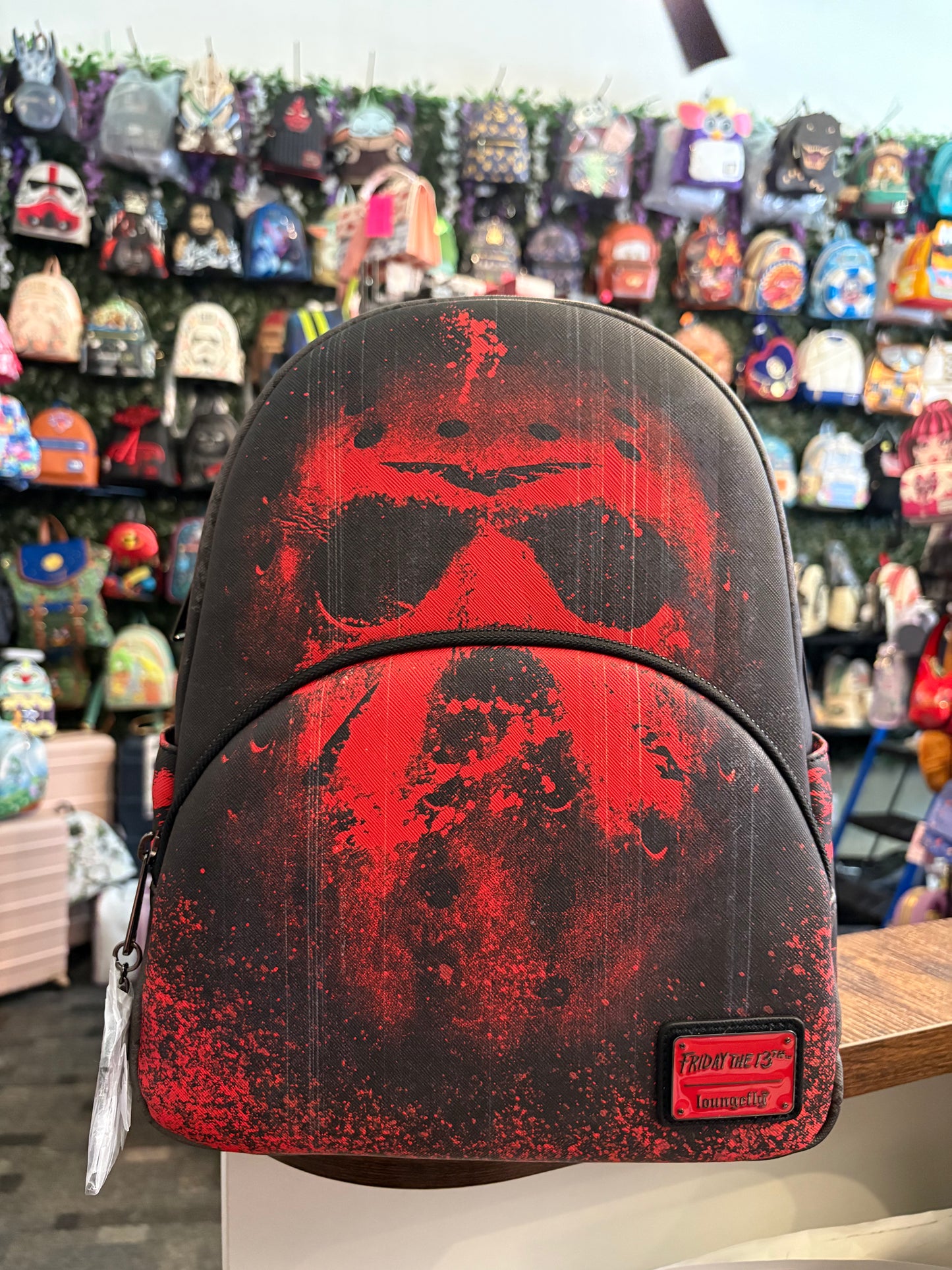 Loungefly WB Friday the 13TH I heart Horror mini Backpack