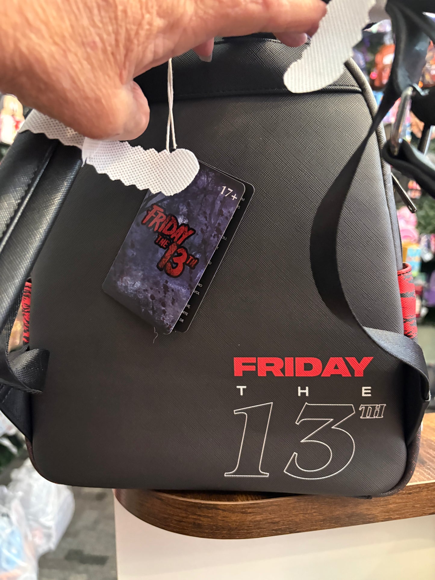 Loungefly WB Friday the 13TH I heart Horror mini Backpack