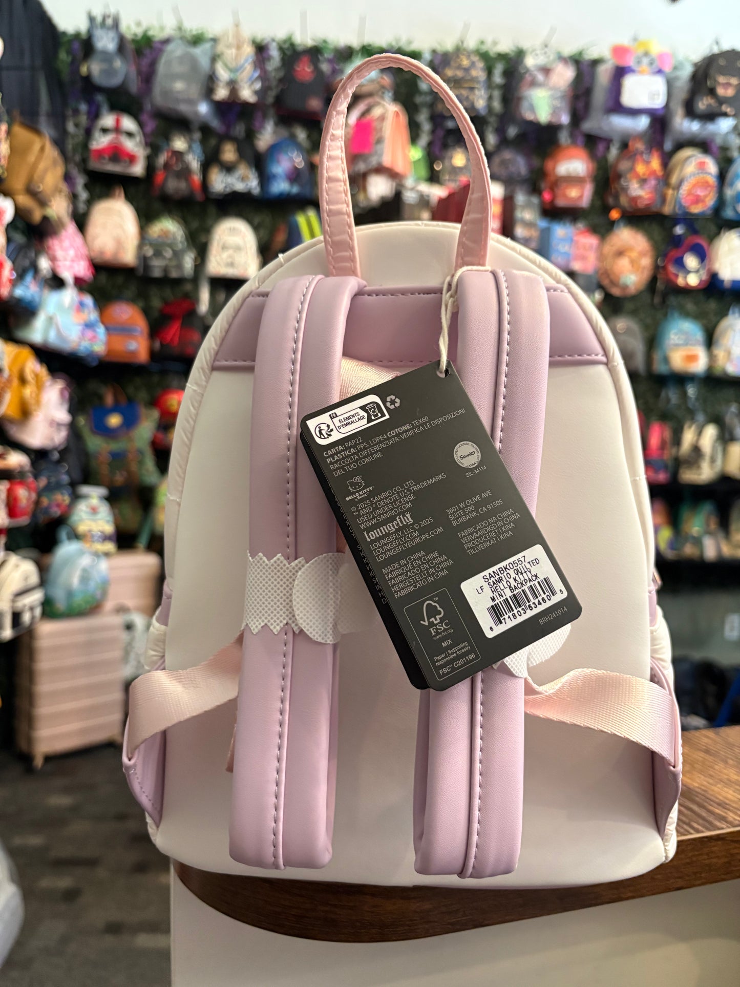 Loungefly Sanrio Quilted Hello Kitty Mini Backpack