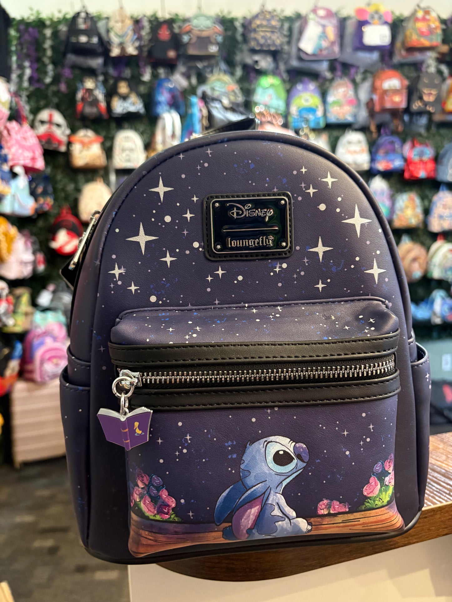 Loungefly UK-Exclusive  Disney Stitch Starry Night mini backpack