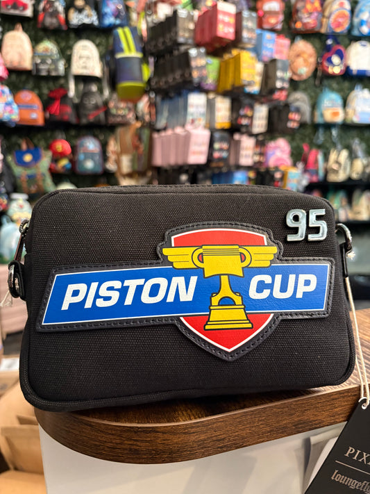 Loungefly Disney Pixar Cars Piston Cup Sling Crossbody Bag