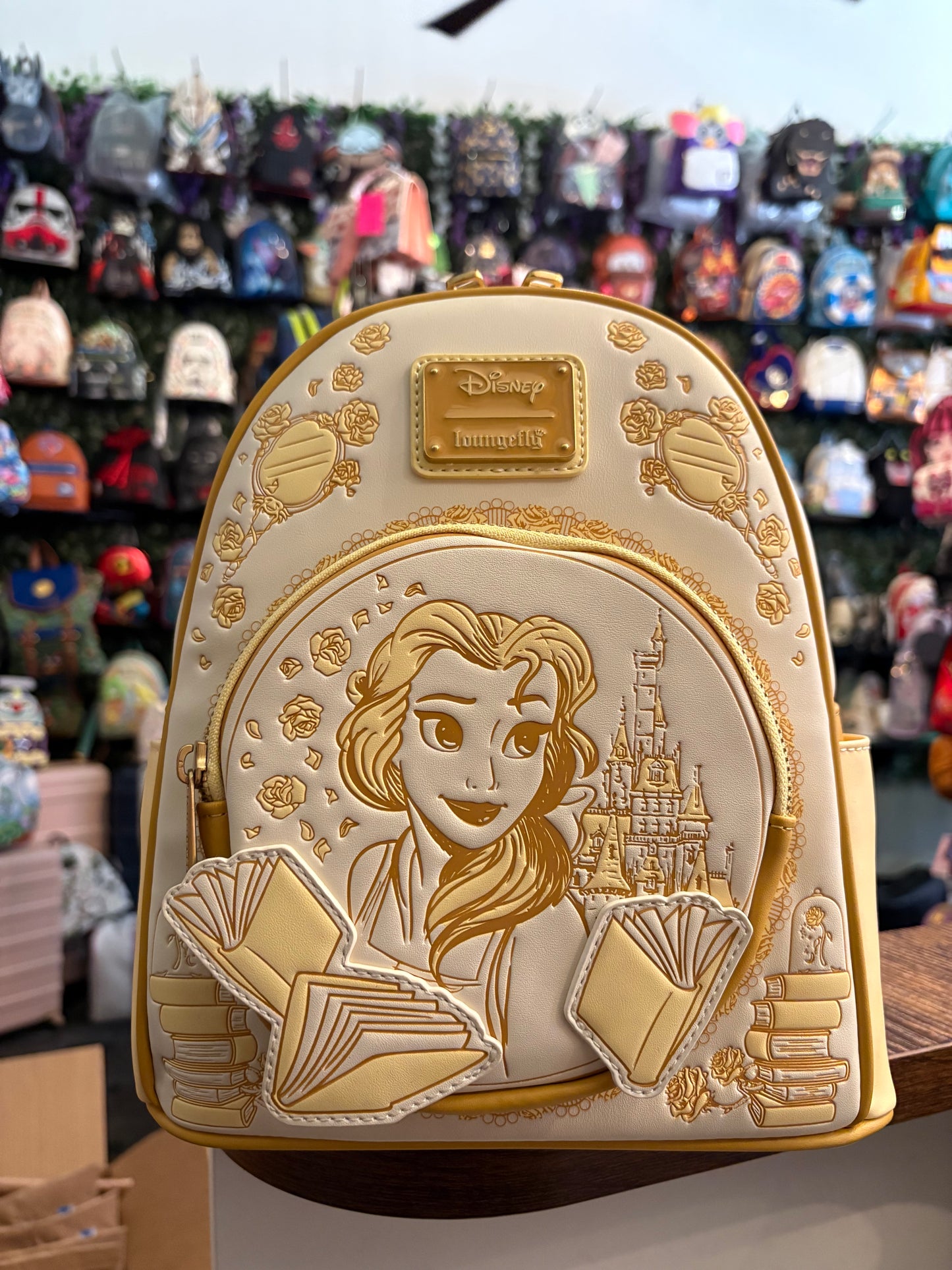 Loungefly Box Lunch Exclusive Belle Sketch Yellow