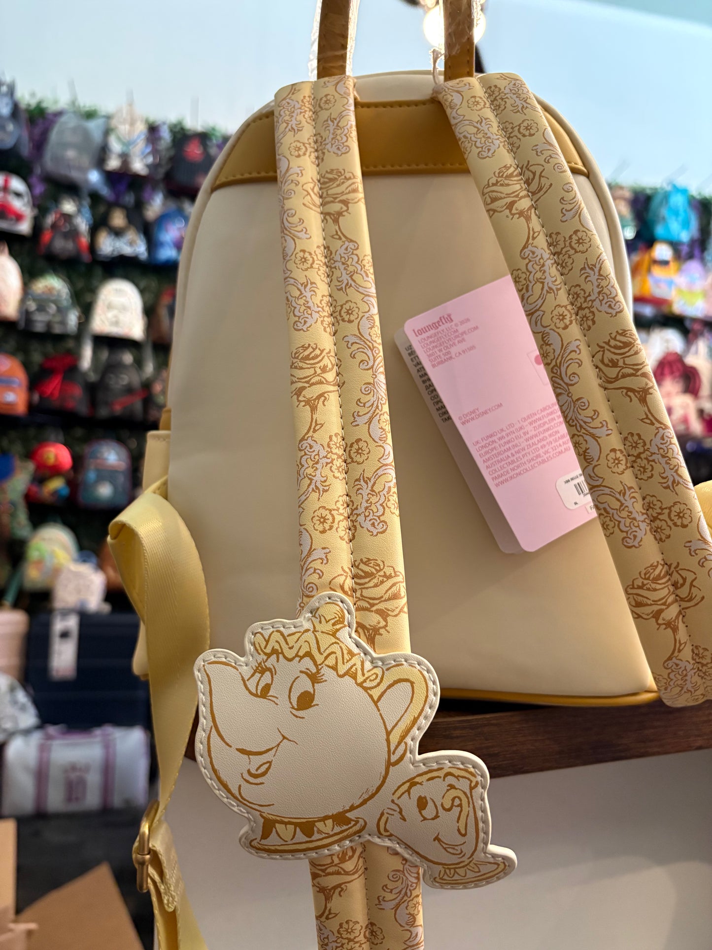 Loungefly Box Lunch Exclusive Belle Sketch Yellow