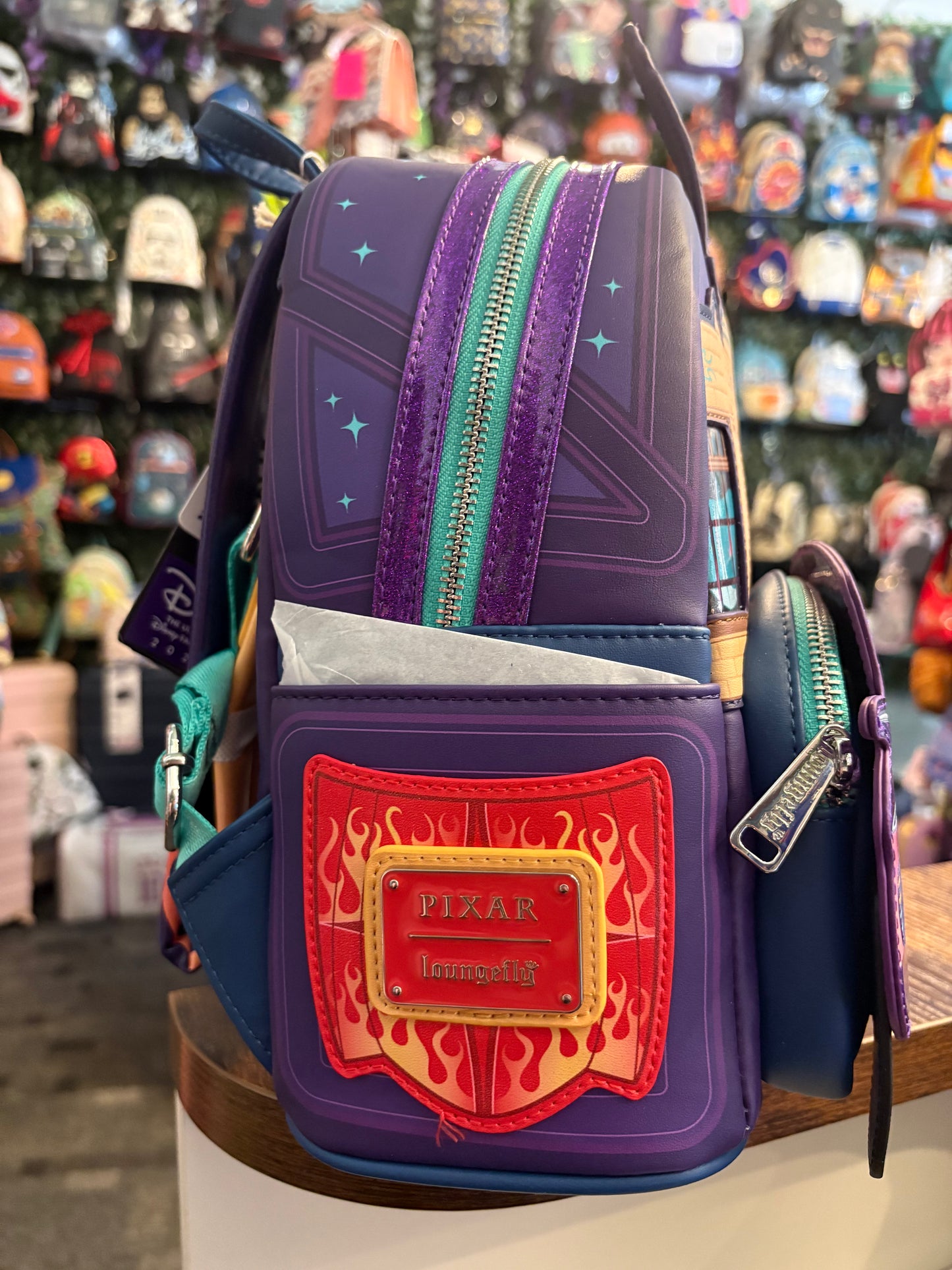 Loungefly Pixar Cars D23 Exclusive Ramone Low and Slow mini Backpack