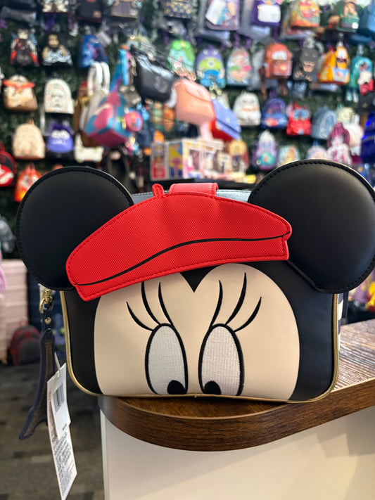 Loungefly Disney Parks Epcot France Mademeoiselle Minnie Mouse Crossbody