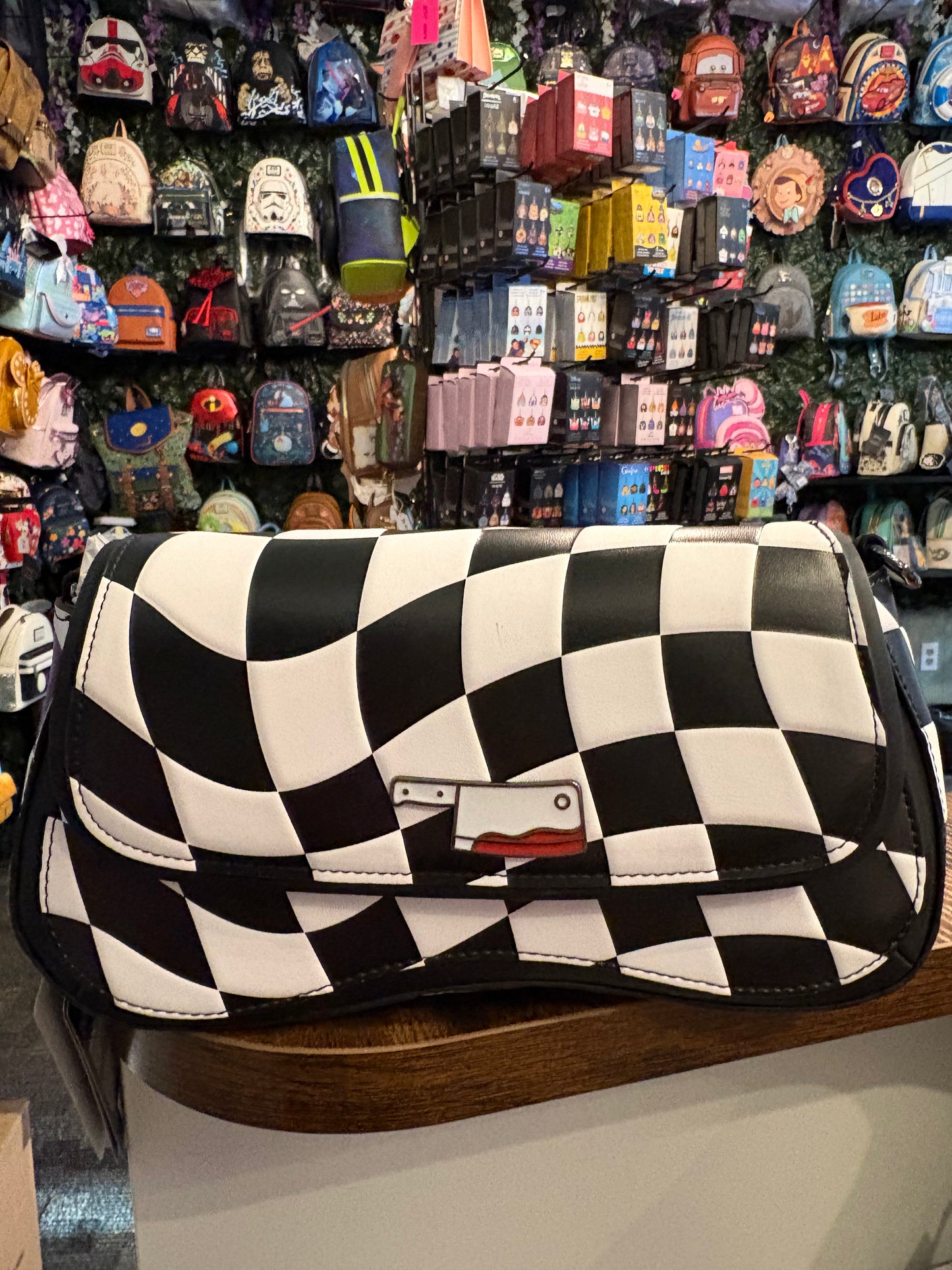Loungefly Terrifier Black and White Pattern Crossbody bag